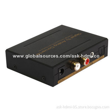 Analog audio fiber optic transmitter and receiver